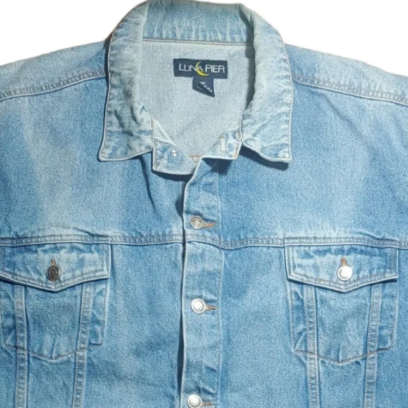 luna pier Jackets & Coats Vintage Luna Pier Authentic Denim Jean